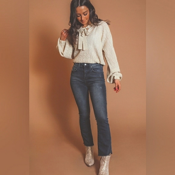 Amuse Society | Lurex Knit Long Sleeve Top - Picture 13 of 16